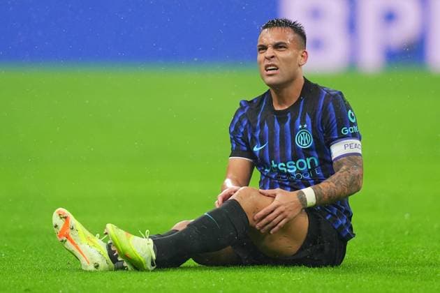 Inter MilanÕs Lautaro Martinez during the Serie A soccer match between Inter and Fiorentina at the San Siro Stadium in Milan , north Italy - Wednesday , October 29 , 2025. - Soccer .  Copyright: xSpada LaPressex