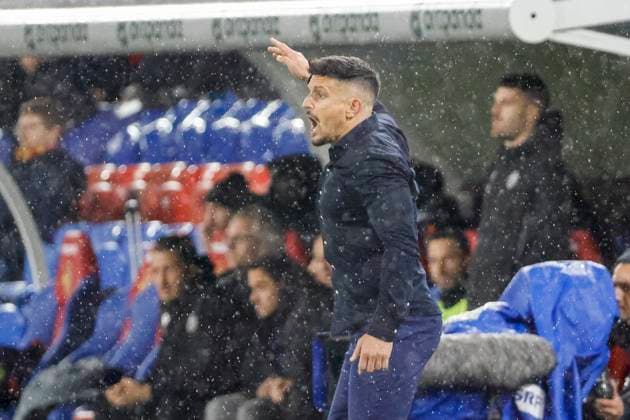 Dennis Hediger FC Zurich, Interim coach , Switzerland, Football, Super League, Matchday 11, 2025 2026, FC Basel 1893 vs FC Zurich, 29 10 2025, Sankt Jakob Park, Basel, Switzerland Basel Sankt Jakob Park Canton Basel City Switzerland Copyright: xGrantxHubbsx