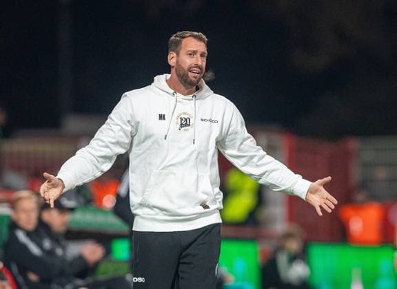 Fußball, Herren, Saison 2025 2026, DFB-Pokal (2. Runde), 1. FC Union Berlin - DSC Arminia Bielefeld, Trainer Mitch Kniat (Bielefeld), 29.10.2025, *** Soccer, Men, Season 2025 2026, DFB Cup 2 Round , 1 FC Union Berlin DSC Arminia Bielefeld, Coach Mitch Kniat Bielefeld , 29 10 2025, Copyright: xSebastianxRäppold MatthiasxKochx