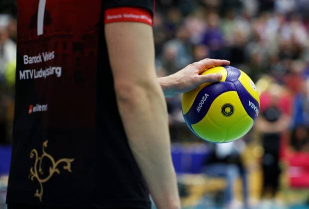 BAU 29 10 2025 Ludwigsburg Volleyball Barock Volleys MTV Ludwigsburg vs ASV Dachau, feature match ball