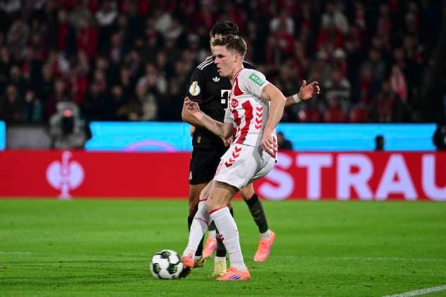 Marius Bülter 1 FC Köln, 30 , 1 FC Koeln vs FC Bayern Muenchen, DFB Pokal, 2 Runde, 29 10 2025 DFB regulations prohibit any use of photographs as image sequences and or quasi video Koeln Nordrhein Westfalen Germany Copyright: xkolbert-press MarcxNiemeyerx