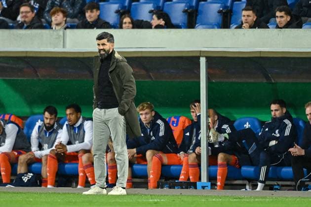 29 10 2025, Football, DFB Cup, 2 Round, Season 2025 2026, FC Schalke 04 SV Darmstadt 98, Coach Miron Muslic FC Schalke 04 xRHR PHOTO YYx Copyright: KROEGER RHR-FOTOx RHR-FOTO YY
