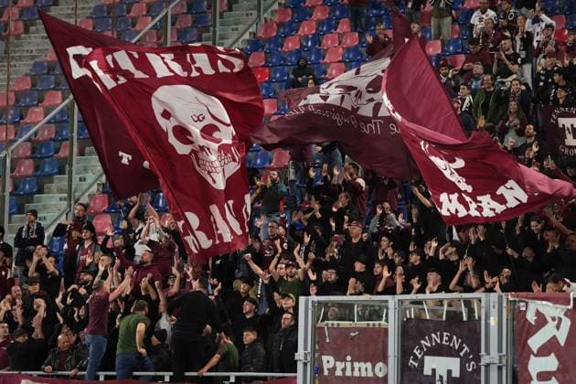 Supporter of Torino during the Serie A soccer match between Bologna and Torino at the Renato DallÕAra Stadium in Bologna, north Italy - Wednesday, October 29, 2025 -  Copyright: xMassimoxPaolone LaPressex