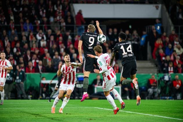 COLOGNE, GERMANY - 29 OCTOBER, 2025: Harry Kane, Luis Diaz - The football match of Germany Cup DFB Pokal 1.FC Koeln vs FC Bayern at Rhein Energie Stadion.  Copyright: xVitaliixKliuievx
