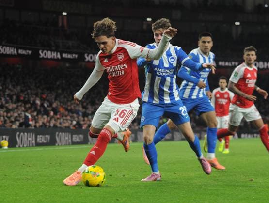 Football - 2025 2026 EFL Carabao Cup - Round Four - Arsenal vs Brighton & Hove Albion - Emirates stadium - Wednesday 29th October 2025 Max Dowman of Arsenal COLORSPORT Andrew Cowie 