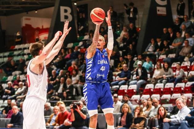 Kamaka Hepa (KK Cibona) during UNA Hotels Reggio Emilia vs KK Cibona, Basketball FIBA Europe Cup match in Reggio Emilia, Italy, October 29 2025  Copyright: xAlessandroxCatellani IPAxSportx xipa-agency.netx xx IPA_67247447 IPA_Agency_IPA67247447