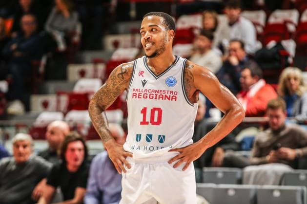 Troy Caupain (Unahotels Reggio Emilia) during UNA Hotels Reggio Emilia vs KK Cibona, Basketball FIBA Europe Cup match in Reggio Emilia, Italy, October 29 2025  Copyright: xAlessandroxCatellani IPAxSportx xipa-agency.netx xx IPA_67247489 IPA_Agency_IPA67247489
