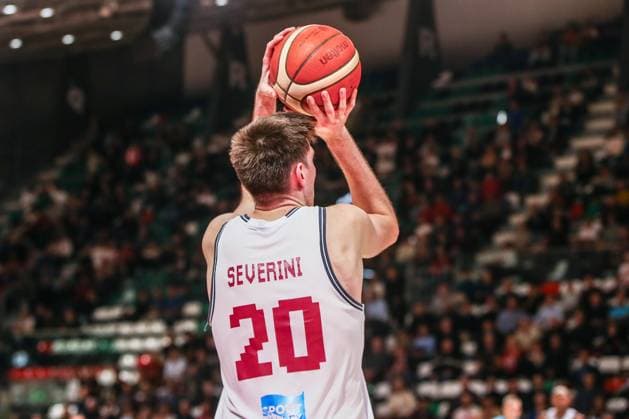 Luca Severini (Unahotels Reggio Emilia) during UNA Hotels Reggio Emilia vs KK Cibona, Basketball FIBA Europe Cup match in Reggio Emilia, Italy, October 29 2025  Copyright: xAlessandroxCatellani IPAxSportx xipa-agency.netx xx IPA_67247682 IPA_Agency_IPA67247682