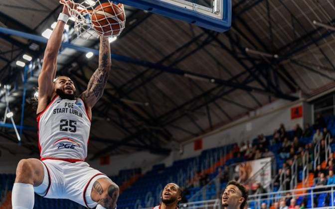 LUBLIN 29.10.2025 KOSZYKOWKA FIBA EUROPE CUP 2025 PGE START LUBLIN - UCAM MURCIA CB BASKETBALL FIBA EUROPE CUP 2025 IN LUBLIN PGE START LUBLIN VS. UCAM MURCIA CB N Z BRYAN GRIFFIN¨ FOT. MATEUSZ MICHALEWSKI NEWSPIX.PL --- newspix.pl POLAND OUT! 