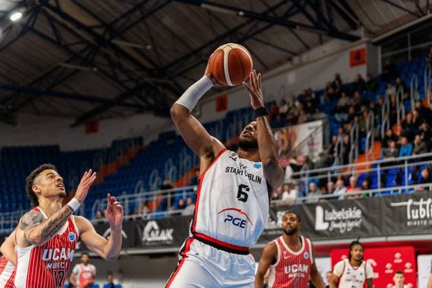 LUBLIN 29.10.2025 KOSZYKOWKA FIBA EUROPE CUP 2025 PGE START LUBLIN - UCAM MURCIA CB BASKETBALL FIBA EUROPE CUP 2025 IN LUBLIN PGE START LUBLIN VS. UCAM MURCIA CB N Z JORDAN WRIGHT¨ FOT. MATEUSZ MICHALEWSKI NEWSPIX.PL --- newspix.pl POLAND OUT! 