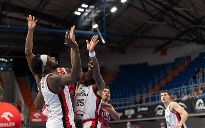 LUBLIN 29.10.2025 KOSZYKOWKA FIBA EUROPE CUP 2025 PGE START LUBLIN - UCAM MURCIA CB BASKETBALL FIBA EUROPE CUP 2025 IN LUBLIN PGE START LUBLIN VS. UCAM MURCIA CB N Z BRYAN GRIFFIN¨ FOT. MATEUSZ MICHALEWSKI NEWSPIX.PL --- newspix.pl POLAND OUT! 