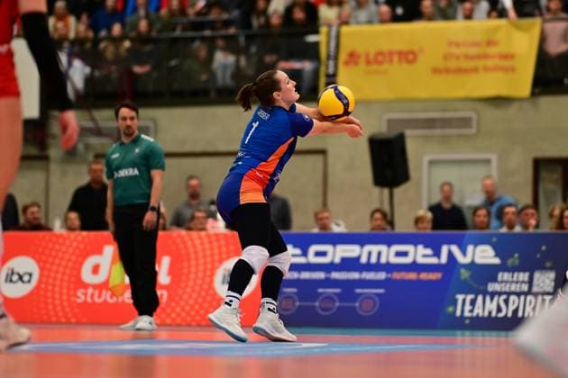 Volleyball I Women I Season 2025 2026 I Bundesliga I 4 Matchday I ETV Hamburger Volksbank Volleys Ladies in Black Aachen I 29 10 2025 Jana Marie Meiser 1, ETV Hamburger Volksbank Volleys Hamburg ETV Sporthalle Hoheluft Hamburg Germany Copyright: xLobeca FelixxSchlikisx