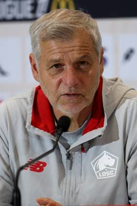 OGC Nice v Lille OSC - Ligue 1 McDonald s 2025 2026 Bruno Genesio Head Coach of Lille OSC portrait in press conference, PK, Pressekonferenz after the Ligue 1 McDonald s match between Nice and Lille at Allianz Riviera on October 29, 2025 in Nice, France. Nice Allianz Riviera South-Eastern France France Copyright: xNealxSimpson Sportsphoto APLx 14140000