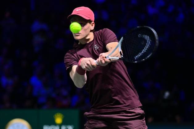 TENNIS : Rolex Paris Masters - Paris - 29 10 2025 Jannik Sinner ( Italy ) during the Rolex Paris Masters at Paris La Defense Arena on October 29, 2025 in Nanterre, France. (Photo by Federico Pestellini PSNewz ) ParisFrance  Copyright: xFedericoxPestellinix