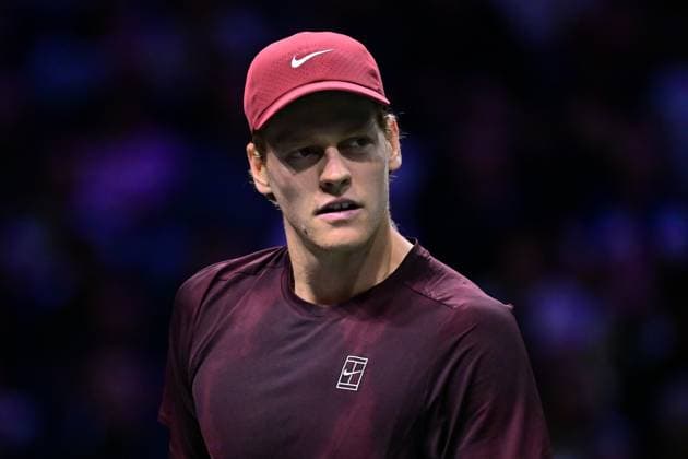 TENNIS : Rolex Paris Masters - Paris - 29 10 2025 Headshot of Jannik Sinner ( Italy ) during the Rolex Paris Masters at Paris La Defense Arena on October 29, 2025 in Nanterre, France. (Photo by Federico Pestellini PSNewz ) ParisFrance  Copyright: xFedericoxPestellinix