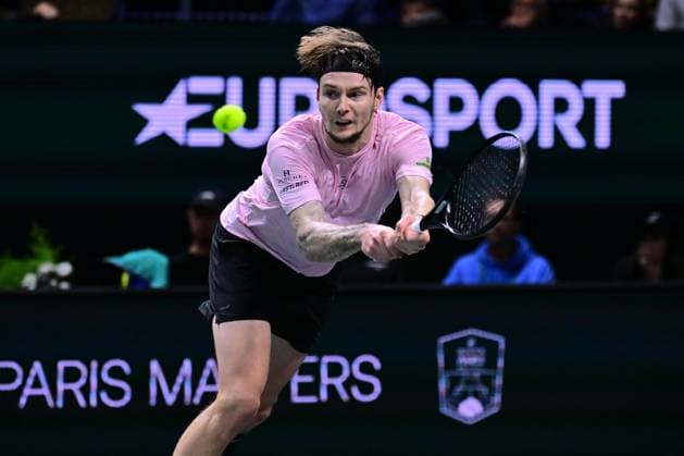 TENNIS : Rolex Paris Masters - Paris - 29 10 2025 Alexander Bublik ( Kazakhstan ) during the Rolex Paris Masters at Paris La Defense Arena on October 29, 2025 in Nanterre, France. (Photo by Federico Pestellini PSNewz ) ParisFrance  Copyright: xFedericoxPestellinix