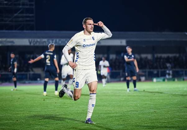 Soccer DFB Cup 2025 2026 2 Round 29 10 2025 FV Illertissen 1 FC Magdeburg JUBEL 1 FC Magdeburg to 0 1 Goal protection Maximilian Breunig