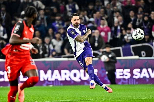 FOOTBALL : Toulouse vs Rennes - 10eme Journee de Ligue 1 McDonald S - Toulouse - 29 10 2025 Aron Donnum (tfc) Toulouse  Copyright: xThierryxBretonx
