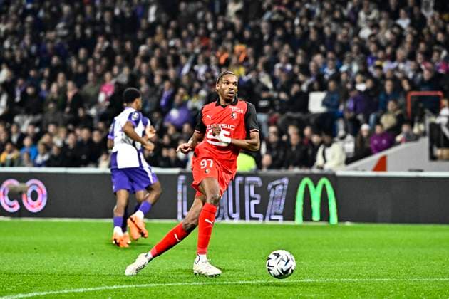 FOOTBALL : Toulouse vs Rennes - 10eme Journee de Ligue 1 McDonald S - Toulouse - 29 10 2025 Jeremy Jacquet (sr) Toulouse  Copyright: xThierryxBretonx