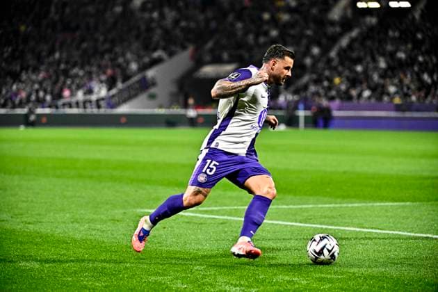 FOOTBALL : Toulouse vs Rennes - 10eme Journee de Ligue 1 McDonald S - Toulouse - 29 10 2025 Aron Donnum (tfc) Toulouse  Copyright: xThierryxBretonx