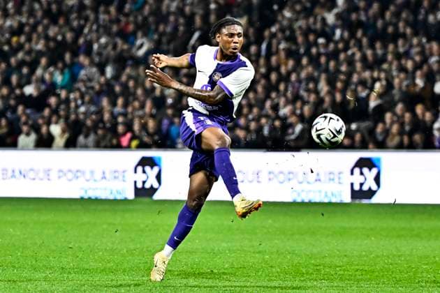 FOOTBALL : Toulouse vs Rennes - 10eme Journee de Ligue 1 McDonald S - Toulouse - 29 10 2025 Abu Francis (tfc) Toulouse  Copyright: xThierryxBretonx