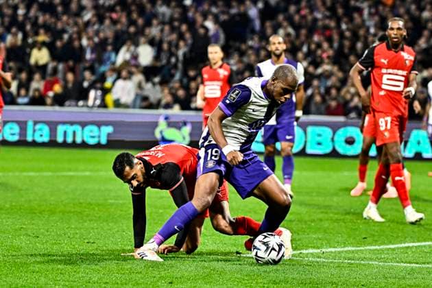 FOOTBALL : Toulouse vs Rennes - 10eme Journee de Ligue 1 McDonald S - Toulouse - 29 10 2025 Djibril Sidibe (tfc) Toulouse  Copyright: xThierryxBretonx