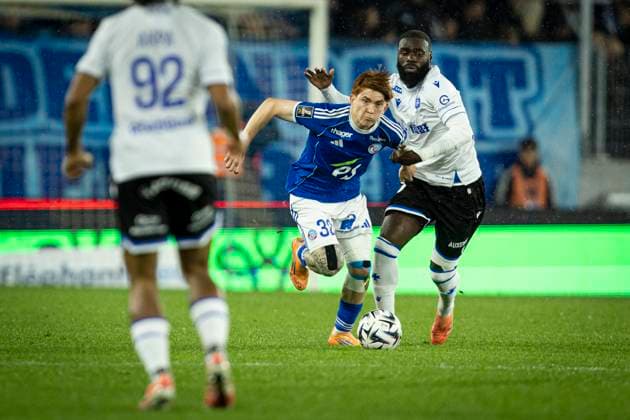 FOOTBALL: Ligue 1 Racing Strasbourg (RCS) vs Auxerre. 10eme Journee. 29 10 2025 Stade de la Meinau. Strasbourg - France Valentin Barco 32 (RCS)  Copyright: xelyxandroxcegarrax
