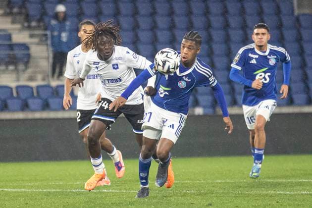 Football, France, Racing Strasbourg - AJ Auxerre