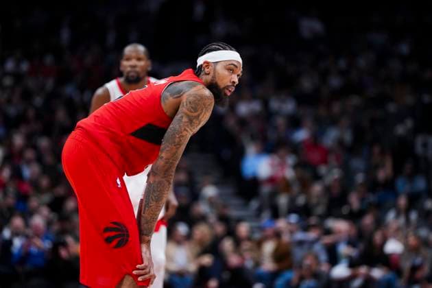 October 29, 2025, Toronto, On, Canada: Toronto Raptors forward Brandon Ingram (3) looks on during the first half of preseason NBA, Basketball Herren, USA basketball action in Toronto, Wednesday, Oct. 29, 2025. Brandon Ingram, Kevin Durant - ZUMAc35_ 20251029_zaf_c35_108 Copyright: xThomasxSkrljx