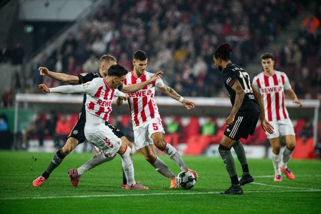COLOGNE, GERMANY - 29 OCTOBER, 2025: - The football match of Germany Cup DFB Pokal 1.FC Koeln vs FC Bayern at Rhein Energie Stadion.  Copyright: xVitaliixKliuievx