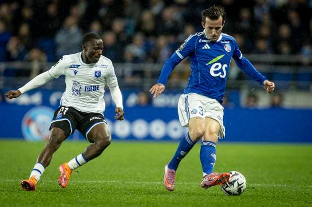 FOOTBALL: Ligue 1 Racing Strasbourg (RCS) vs Auxerre. 10eme Journee. 29 10 2025 Stade de la Meinau. Strasbourg - France Ben Chilwell 3 (RCS)  Copyright: xelyxandroxcegarrax