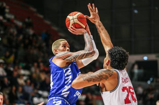 Kamaka Hepa (KK Cibona) during UNA Hotels Reggio Emilia vs KK Cibona, Basketball FIBA Europe Cup match in Reggio Emilia, Italy, October 29 2025  Copyright: xAlessandroxCatellani IPAxSportx xipa-agency.netx xx IPA_67246492 IPA_Agency_IPA67246492
