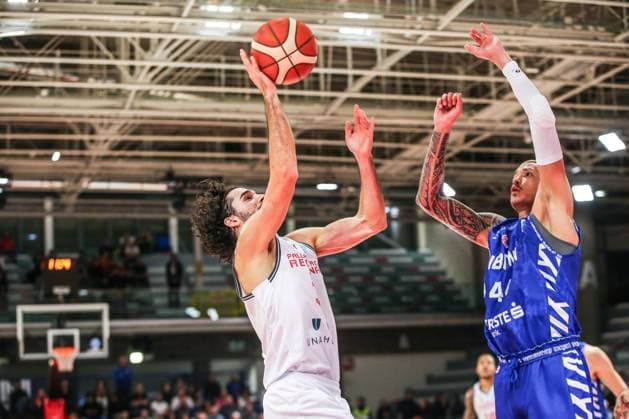 BASKET - Basket FIBA Europe Cup - UNA Hotels Reggio Emilia vs KK Cibona Michele Vitali (Unahotels Reggio Emilia) during UNA Hotels Reggio Emilia vs KK Cibona, Basketball FIBA Europe Cup match in Reggio Emilia, Italy, October 29 2025 Reggio Emilia Italy  Copyright: xIPAxSport ABACAx