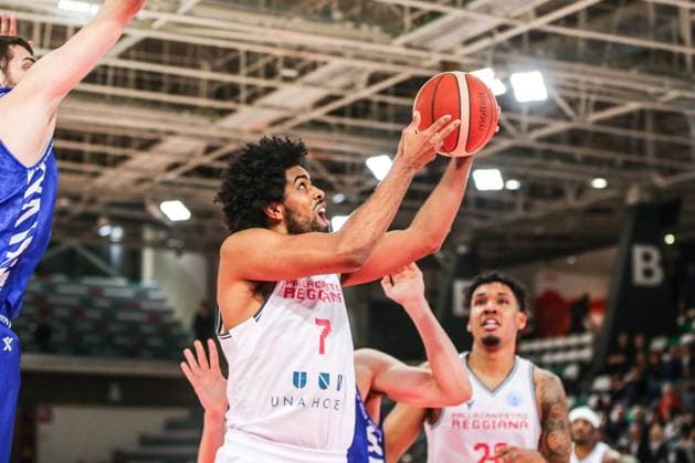 BASKET - Basket FIBA Europe Cup - UNA Hotels Reggio Emilia vs KK Cibona Tomas Woldetensae (Unahotels Reggio Emilia) during UNA Hotels Reggio Emilia vs KK Cibona, Basketball FIBA Europe Cup match in Reggio Emilia, Italy, October 29 2025 Reggio Emilia Italy  Copyright: xIPAxSport ABACAx