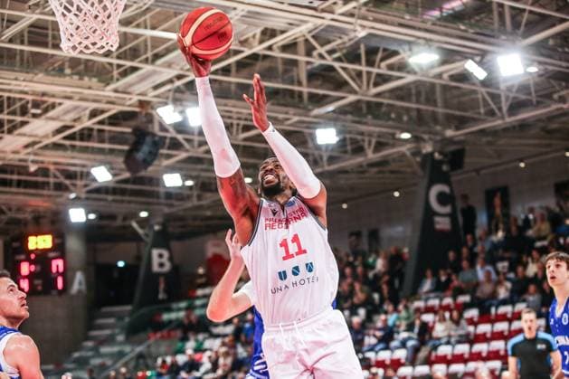 BASKET - Basket FIBA Europe Cup - UNA Hotels Reggio Emilia vs KK Cibona Bryson Williams (Unahotels Reggio Emilia) during UNA Hotels Reggio Emilia vs KK Cibona, Basketball FIBA Europe Cup match in Reggio Emilia, Italy, October 29 2025 Reggio Emilia Italy  Copyright: xIPAxSport ABACAx
