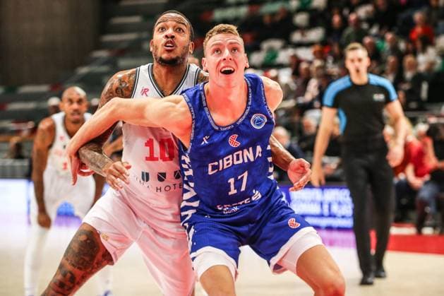 BASKET - Basket FIBA Europe Cup - UNA Hotels Reggio Emilia vs KK Cibona Renato Serdarusic (KK Cibona) during UNA Hotels Reggio Emilia vs KK Cibona, Basketball FIBA Europe Cup match in Reggio Emilia, Italy, October 29 2025 Reggio Emilia Italy  Copyright: xIPAxSport ABACAx