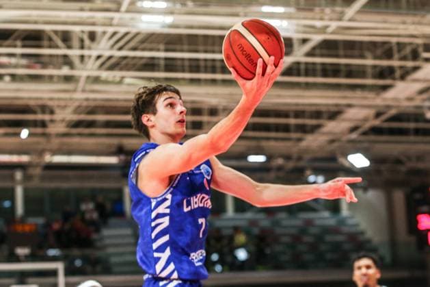 BASKET - Basket FIBA Europe Cup - UNA Hotels Reggio Emilia vs KK Cibona Luka Skoric exulting (KK Cibona) during UNA Hotels Reggio Emilia vs KK Cibona, Basketball FIBA Europe Cup match in Reggio Emilia, Italy, October 29 2025 Reggio Emilia Italy  Copyright: xIPAxSport ABACAx