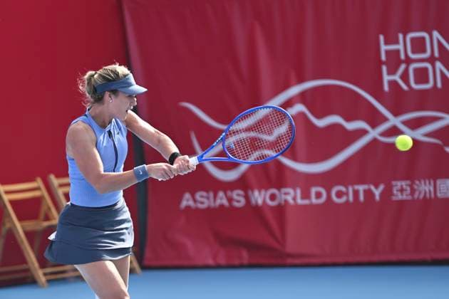 Anna Kalinskaya In WTA250 Russian tennis player Anna Kalinskaya during a match at the Hong Kong Tennis Open on October 30, 2025 in Hong Kong. (Photo by Kobe Li Nexpher Images) Hong Kong