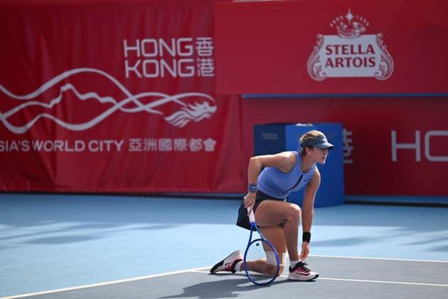 Anna Kalinskaya In WTA250 Russian tennis player Anna Kalinskaya during a match at the Hong Kong Tennis Open on October 30, 2025 in Hong Kong. (Photo by Kobe Li Nexpher Images) Hong Kong