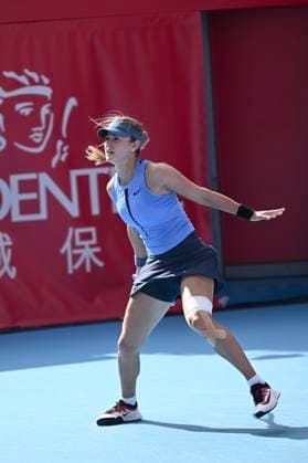 Anna Kalinskaya In WTA250 Russian tennis player Anna Kalinskaya during a match at the Hong Kong Tennis Open on October 30, 2025 in Hong Kong. (Photo by Kobe Li Nexpher Images) Hong Kong