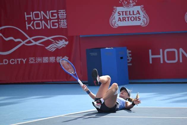 Anna Kalinskaya In WTA250 Russian tennis player Anna Kalinskaya during a match at the Hong Kong Tennis Open on October 30, 2025 in Hong Kong. (Photo by Kobe Li Nexpher Images) Hong Kong