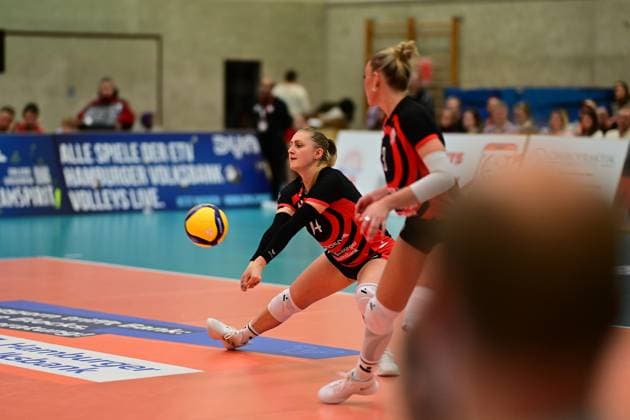 Volleyball I Women I Season 2025 2026 I Bundesliga I 4 Matchday I ETV Hamburger Volksbank Volleys Ladies in Black Aachen I 29 10 2025 Fiona Dittmann 14, ETV Hamburger Volksbank Volleys Hamburg ETV Sporthalle Hoheluft Hamburg Germany Copyright: xLobeca FelixxSchlikisx