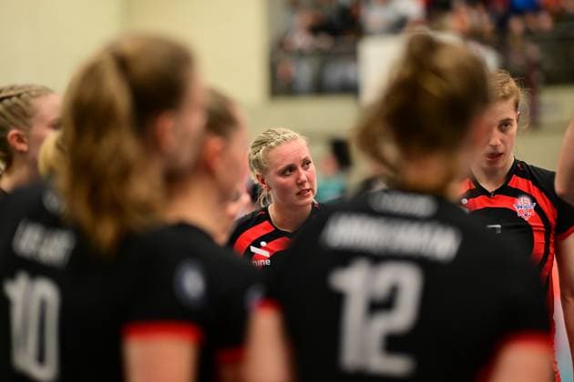 Volleyball I Women I Season 2025 2026 I Bundesliga I 4 Matchday I ETV Hamburger Volksbank Volleys Ladies in Black Aachen I 29 10 2025 Luise Klein 9, ETV Hamburger Volksbank Volleys Hamburg ETV Sporthalle Hoheluft Hamburg Germany Copyright: xLobeca FelixxSchlikisx