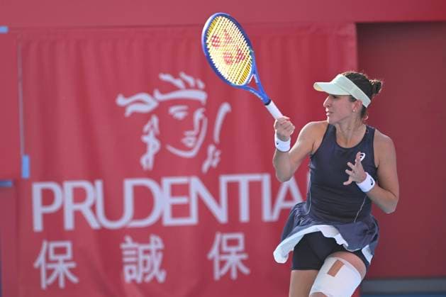 Belinda Bencic In WTA250 Swiss tennis player Belinda Bencic during a match at the Hong Kong Tennis Open on October 30, 2025 in Hong Kong. (Photo by Kobe Li Nexpher Images) Hong Kong