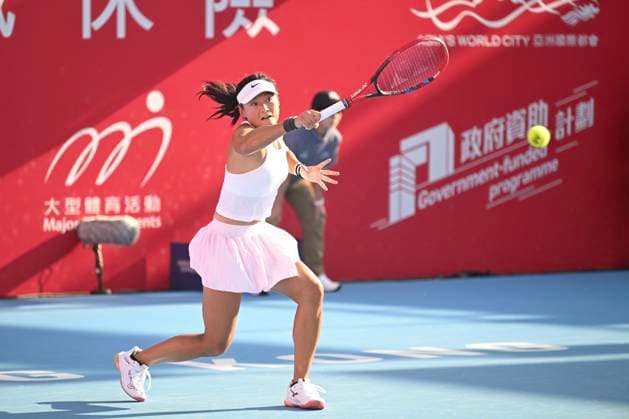 Yafan Wang In WTA250 Chinese tennis player Yafan Wang during a match at the Hong Kong Tennis Open on October 30, 2025 in Hong Kong. (Photo by Kobe Li Nexpher Images) Hong Kong
