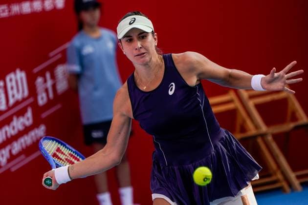 Hong Kong Tennis Open - Day 6 Swiss tennis player Belinda Bencic during a match at the Hong Kong Tennis Open on October 30, 2025 in Hong Kong. (Photo by Vernon Yuen Nexpher Images) Hong Kong