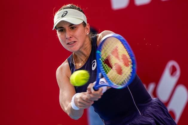 Hong Kong Tennis Open - Day 6 Swiss tennis player Belinda Bencic during a match at the Hong Kong Tennis Open on October 30, 2025 in Hong Kong. (Photo by Vernon Yuen Nexpher Images) Hong Kong