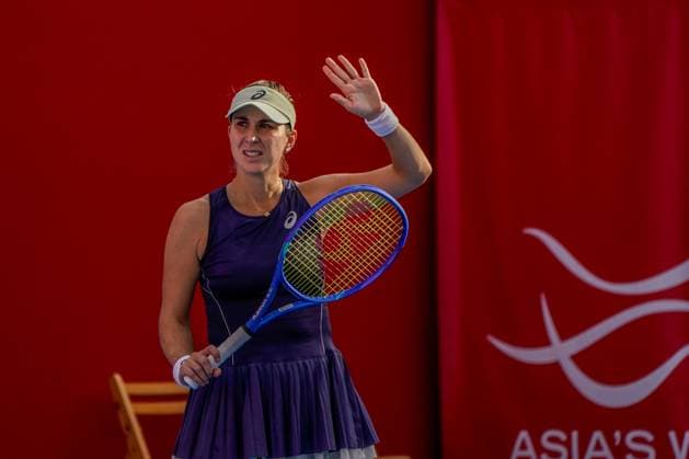 Hong Kong Tennis Open - Day 6 Swiss tennis player Belinda Bencic during a match at the Hong Kong Tennis Open on October 30, 2025 in Hong Kong. (Photo by Vernon Yuen Nexpher Images) Hong Kong