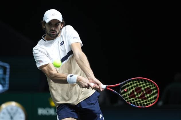 ROLEX PARIS MASTERS TENNIS 2025 Thierry Larret MAXPPP - Nanterre (92) 30 10 2025 Thierry Larret Maxppp. Tennis. Rolex Paris Masters. Paris La Defense, Nanterre (92). Du 25 octobre au 2 novembre 2025. Jeudi 30 octobre 2025. Cameron NORRIE vs Valentin VACHEROT (MON) Nanterre (92) PARIS LA DEFENSE ARENA ILE DE FRANCE FRANCE  Copyright: xMAXPPPxThierryxLarretx TLR202510303802 TLR202510303802