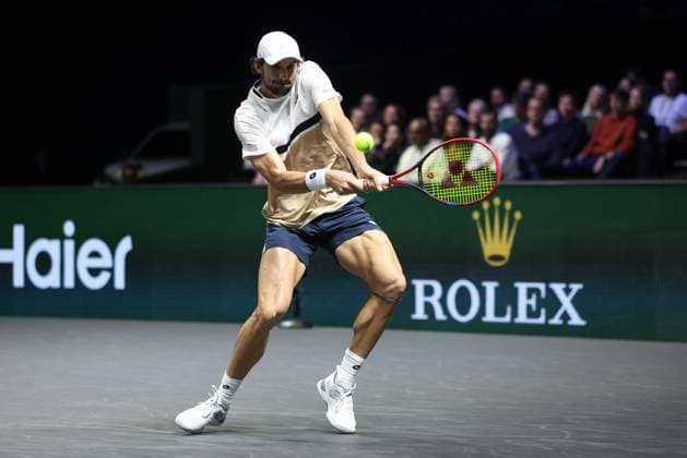 ROLEX PARIS MASTERS TENNIS 2025 Thierry Larret MAXPPP - Nanterre (92) 30 10 2025 Thierry Larret Maxppp. Tennis. Rolex Paris Masters. Paris La Defense, Nanterre (92). Du 25 octobre au 2 novembre 2025. Jeudi 30 octobre 2025. Cameron NORRIE vs Valentin VACHEROT (MON) Nanterre (92) PARIS LA DEFENSE ARENA ILE DE FRANCE FRANCE  Copyright: xMAXPPPxThierryxLarretx TLR202510303807 TLR202510303807